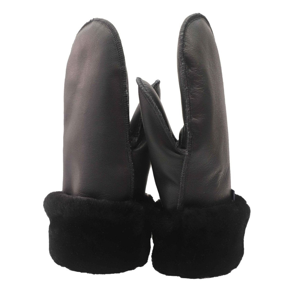Infinity Mitaines en Peau de Mouton 100% Epaisse Marron Unisexe Avec Fourrure Marron Infinity Mitaines en Peau de Mouton 100% Epaisse Marron Unisexe Avec Fourrure Marron