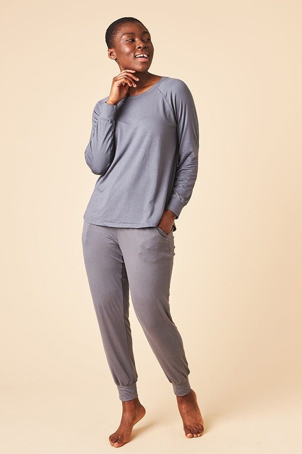 Chandail de pyjama à manches longues - Pantoufles Garneau