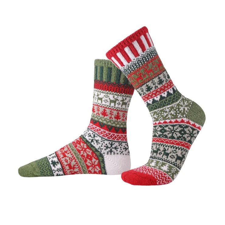 Chaussette Solmate Yuletide - Pantoufles Garneau